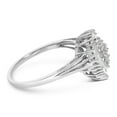 thumbnail image 2 of 10k White Gold 1/2ct TDW Diamond Cluster Ring (H-I, I1-I2), 2 of 8