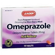 Leader Omeprazole Tablets 20 mg (14 Count)