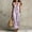 Purple, variant on Morttic Women's Striped V-Neck Sleeveless Maxi Dress – Pocket, Ruffle Neckline, Casual Resort & Everyday Wear Yellow，L