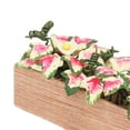 thumbnail image 3 of 1:12 Dollhouse Rectangle Flower Pot Vivid Colorful Decorative Miniature Dollhouse Rectanglar Planter Box, 3 of 8