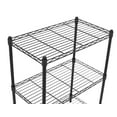 thumbnail image 3 of Internet's Best 3-Tier Wire Shelving - Flat Black, 3 of 7