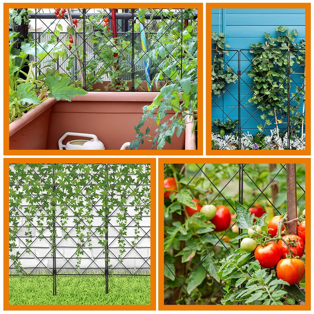 WHAMVOX  2 Pcs Stake Gardening Support Bracket Morning Glory Wind-resistant Plant
