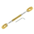 thumbnail image 1 of Manillar de equilibrio universal ajustable de aleación de aluminio para motocicleta, color dorado, 1 of 9