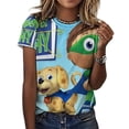 thumbnail image 3 of Super Why T-Shirt for Women Casual Printed Tee Stylish Soft Graphic Shirts Top Short-Sleeve Outfit 2XL, 3 of 8