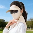 thumbnail image 3 of Fokuz Four In 1 Summer For Cycling With Long Ice Silk Scarf Full Face Sun Gear For Outdoor Riding Ice Silk Sunscreen Face Full Face Cycling Sunshade Hat Integrated, 3 of 3
