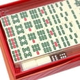 thumbnail image 4 of Small Profile Travel Mahjong Tiles Set Complete With 4 Rulers For Easy Gameplay, 4 of 9
