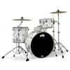 PDP PDCM24RKPW Concept Maple Rock Drum Set, Pearlescent White - 3 Piece