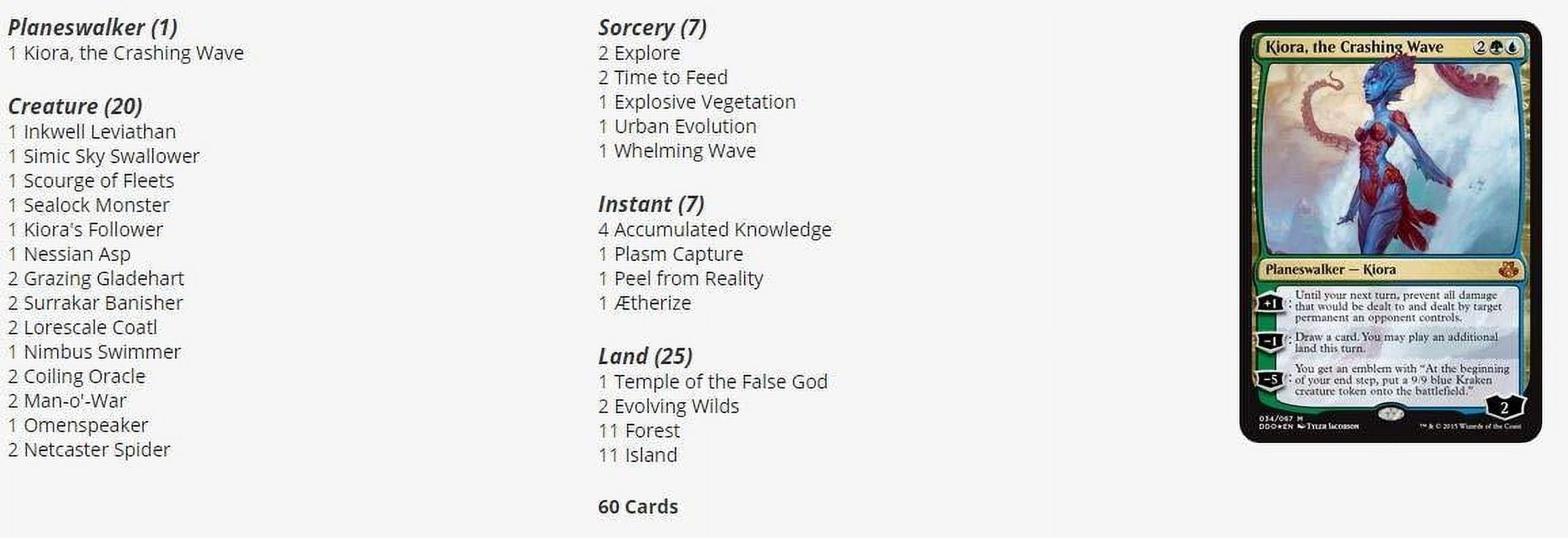 Amazon.com: Magic: the Gathering Elspeth vs. KIORA - MTG
