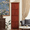 Cherry, variant on 4 Tier Farmhouse Corner Storage Cabinet, 72" Tall Kitchen Pantry Cabinet Wooden Organizer Case Bookshelf with 8 Doors & 4 Shelves, Home Space Saver for Kitchen, Living Room
