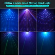 Uking 30W LED Moving Head Light Double Sided Moving Heads DJ Lights Wedding Church Live Show Bar Spotlight