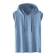 thumbnail image 1 of pstuiky Camisetas sin mangas para hombre, Camiseta deportiva sin mangas con capucha y estampado de letras para hombre Chaleco para hombre xxxxl, 1 of 5