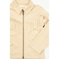 thumbnail image 2 of Shyanne Toddler-Girls' Juniper Faux Suede Fringe Jacket - STFA24O70-TAN 3T, 2 of 3
