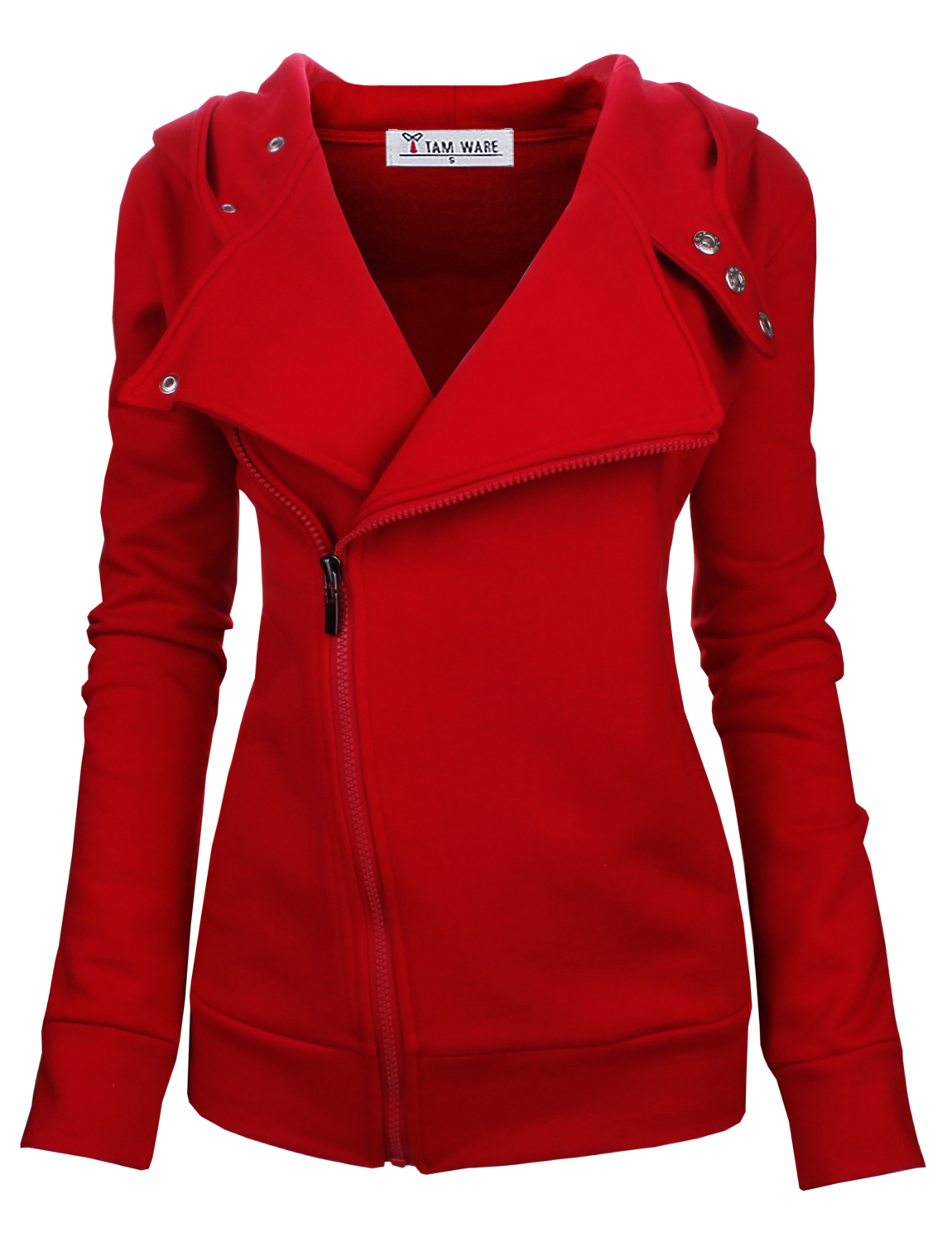 TAM WARE Women Slim fit Zipup Hoodie Jacket
