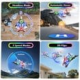 thumbnail image 3 of JoyStone Foam Remote Control Airplane, Jet Fighter RC Plane Stunt Drone Toy with LED Lights & 360° Spin, Easy to Fly RC Glider for Kids Adults, Red, 3 of 10