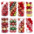 thumbnail image 2 of 30 piezas de bolas de Navidad JAMW dorado y rojo 6 cm, 2 of 3
