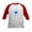 Red/White, variant on CafePress - Evil Eye, Spiritual Symbol Of Prot Baseball Jersey - Kids Cotton Baseball Jersey, 3/4 Sleeve Shirt