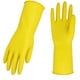 thumbnail image 1 of 10 Pares de Guantes Reutilizables para el Hogar, Guantes de Goma para Lavar Platos, Grosor Extra, Mangas Largas, Limpieza de Cocina, Trabajo, Pintura, Jardinería, Cuidado de Mascotas (Talla M, Amarill, 1 of 5