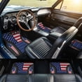 thumbnail image 6 of Car Floor Mats 4 Piece Set Heavy Duty Stain Resistant Blue Nylon Spandex Universal Fit for Cars SUVs and Trucks, 6 of 6