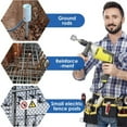 thumbnail image 4 of SDS-PLUS Steel Drill Driver with Round Handle of 19mm and 21mm is Suitable for Electric Hammer Drilling Grounding Rod., 4 of 5