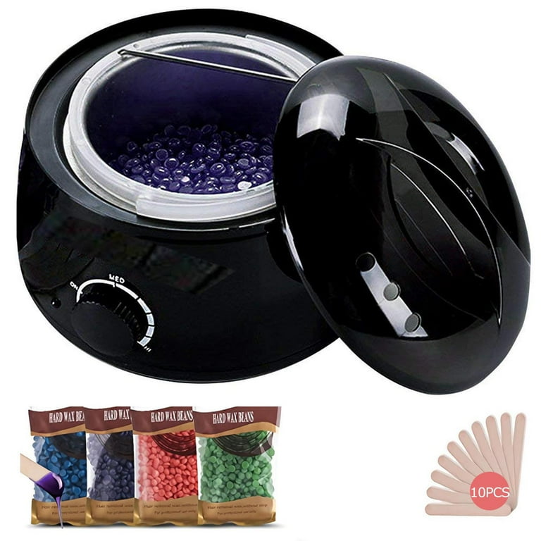 200ML Wax Warmer Kit Waxing Machine Heater Hair Removal Depiladora Facial  Best Hair Remover White Wax Epilator Back Hair Removal - AliExpress