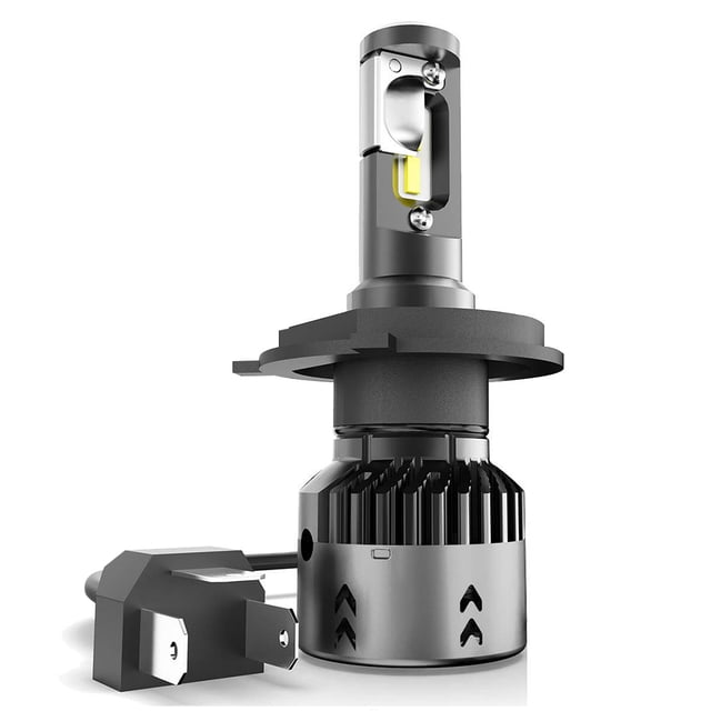 Bombillas LED para faros delanteros de motocicleta H4/9003 SEALIGHT HB2 Hi/Lo Beam LED faro con ventilador 6000K xenón blanco Xemadio FLD-3008