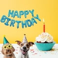 thumbnail image 4 of Kit de globos metálicos con letras Happy Birthday  color  Azul con Motas, 4 of 4