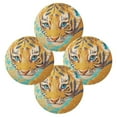 thumbnail image 2 of 15.4inch Round Placemats, DIY Printing Design, Suitable for Kitchen, Table Party Decoration Baby Tiger, 2 of 7