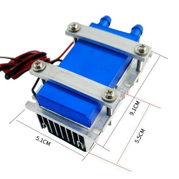 144W Cooler 12V Semiconductor Air Conditioner Cooling System DIY Kit
