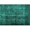 thumbnail image 1 of Ahgly Company Indoor Rectangle Abstract Turquoise Blue Contemporary Area Rugs, 7' x 10', 1 of 4