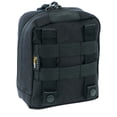 thumbnail image 2 of Tasmanian Tiger Tac Pouch 6 with Antenna Port, Tactical MOLLE System Loops with YKK Zippers, Black, 2 of 3