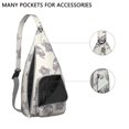 thumbnail image 2 of Waterproof Sling Backpack for Women – Lightweight Crossbody Chest Bag with Adjustable Strap for Travel & Outdoor – Hawaiian Sea Turtle Print, Tropical Ocean Marine Life Design, 2 of 4