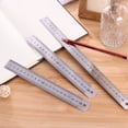 thumbnail image 3 of 9Pcs Rulers Short Scale Rulers Measuring Rulers Steel Rulers Office Student Stationery, 3 of 5