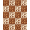 Brown Cream Tan, Pattern 9, variant on ODIKA 8'x10' Washable Area Rug Non-Slip Chair-Friendly Mat Mosaic Tonal Patchwork Blocks Brindle Bold Cow Print Spotted Playful Expressive for Dining Room, Large Office, Lounge