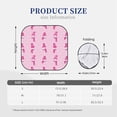 thumbnail image 7 of Lsque Pink Scarf Snowman 2 PCS Windshield Sun Shade | CarFoldable Window Covers | Car Accessories Reflect UV for Universal Cars SUV Truck | Small, 7 of 7