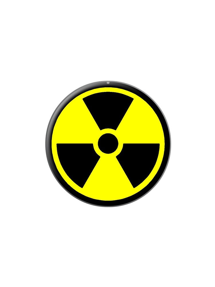 Graphics and More - Radioactive Nuclear Warning Symbol Lapel Hat Pin