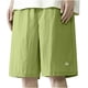 thumbnail image 4 of pstuiky Pantalones cortos de entrenamiento para hombre, Pantalones casuales lisos para hombre, pantalones cortos deportivos de gimnasio con cintura con cordón y bolsillo, 4 of 5