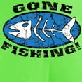thumbnail image 3 of CafePress - Gone Fishing BL Blu Light T Shirt - Light T-Shirt - CP, 3 of 4