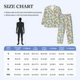 thumbnail image 4 of Honeii Skateboard Pattern Mens Pajamas Set,2pcs Men's Lounge Long Sleeve Sleep Shirt and Pajama Bottoms Sleepwear Set,Mens Pjs Sets-Small, 4 of 7