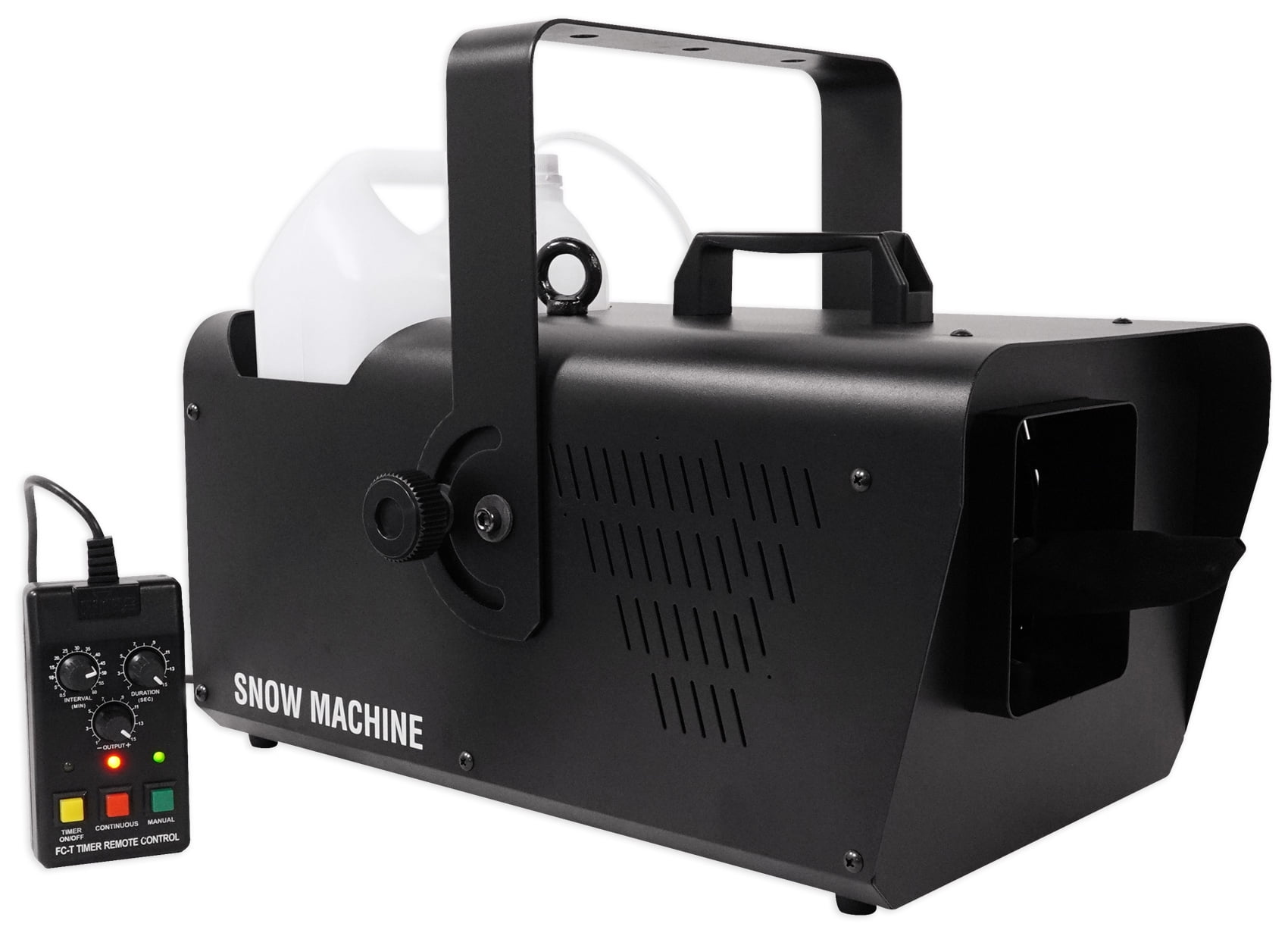 Chauvet DJ SM 250 Portable DMX Snow Machine w/ Remote+Free Fog Machine w/ Remote