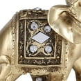 thumbnail image 6 of Color Dorado Elegante Elefante Estatua Adorno estatuilla decoración hogar Oficina decoración Regalo(9 * 9 pequeño), 6 of 8