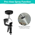 thumbnail image 4 of Aquaterior 44" Pull Down Commercial Kitchen Faucet Pre-Rinse Chromed w/ 12" Add-On Faucet Kit Fit for 2/3 Compartment Sink CUPC NSF CEC, 4 of 11