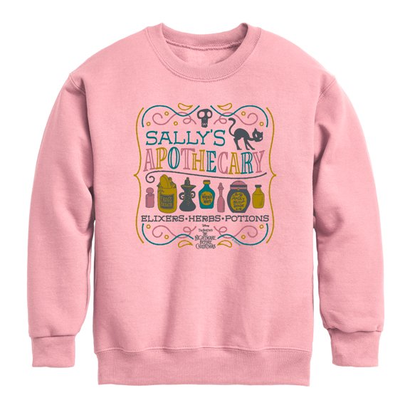 The Nightmare Before Christmas - Sallys Apothecary - Youth Boys Crew Fleece Sweatshirt