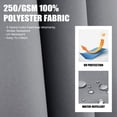 thumbnail image 5 of Crestlive Products 9 ft x 11 ft Rectangle Outdoor Patio Umbrella Cantilever, 360° Rotation, Outdoor Large Offset Umbrella for Patio, Pool, Deck, Dark Gray, 5 of 7