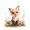 White Peach, variant on Erosebridal Fox Shower Curtain 72Wx72L for Boys Girls, Daisy Flowers Waterproof Bathroom Curtain