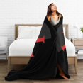 thumbnail image 4 of Manta de franela con bandera de batalla de los Caballeros Templarios, elegante edredón para una siesta, edredón de invierno para las cuatro estaciones, edredón refrescante con control de olores, 4 of 5