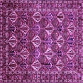 thumbnail image 1 of Ahgly Company Indoor Square Persian Purple Traditional Area Rugs, 8' Square, 1 of 4