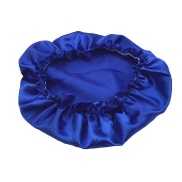 6 pack capó de pelo cómodo transpirable cuidado cabello gorra cabeza bufanda dormir turbans cabeza cubierta de pelo envolturas para las mujeres durmiendo azul Inevent HA047936-03B