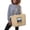 Oyster, variant on Orchard Beach Large Organic Tote Bag (Black) for Shopping/Packing