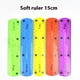 thumbnail image 5 of 5 Pieces Flexible Ruler, 15 cmPlastic Ruler Shatterproof Straight Edge Ruler Soft Bendable Ruler Clear Ruler for Kids, 5 of 5