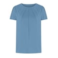 thumbnail image 3 of Liquidation d'Économies! BEFOKA T-Shirt Grande Taille pour Femmes, Blouse Décontractée d'Été pour Femmes, Blouse à Manches Courtes Imprimée Mode pour Femmes Col Rond Décontracté, 3 of 4